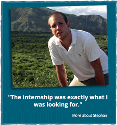 Testimonial Stephan Internship program: Testimonial Stephan