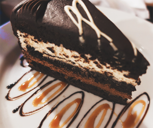 argentinische Gericht: Kuchen mit Dulce de Leche